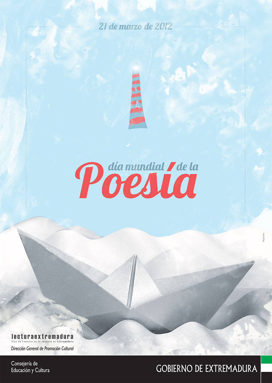 Cartel día mundial de la poesía